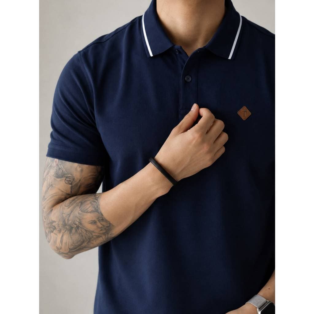Camisa Polo Masculina 100% Algodão Premium P ao G3 Extra Grande Plus Size Varias Cores