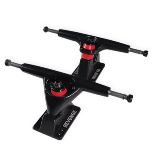 truck Revenge simulador de surf preto - Sistema de bucha