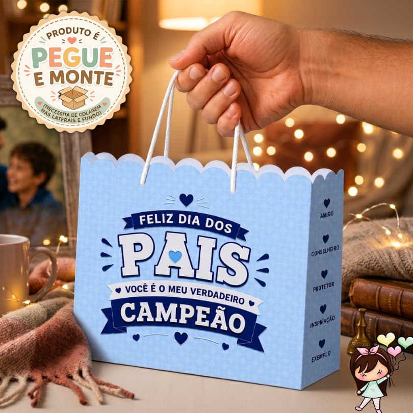 SACOLA PEGUE E MONTE | DIA DOS PAIS