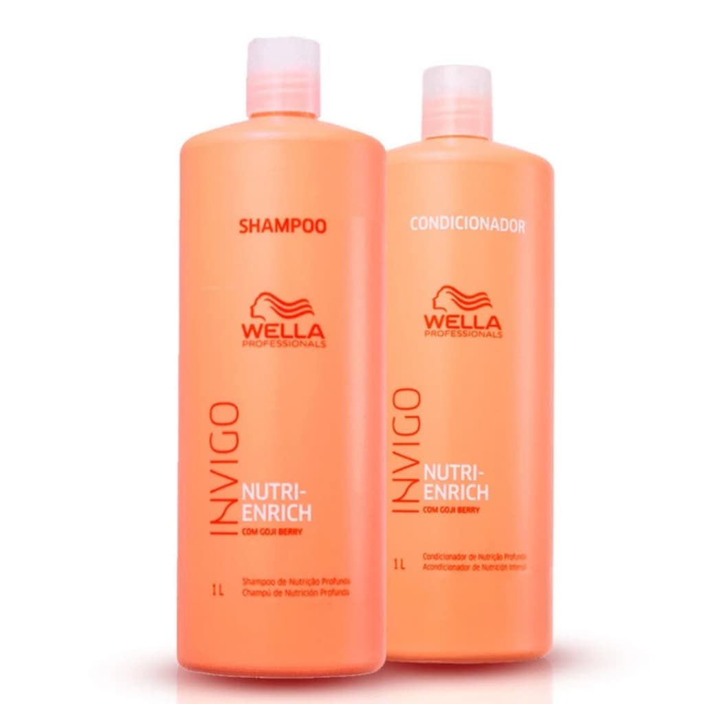 Kit Wella Professionals Invigo Nutri-Enrich Shampoo e Condicionador 1L (2 Produtos)