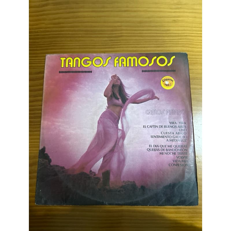 LP Vinil Carlos Phirpo - Tangos Famosos