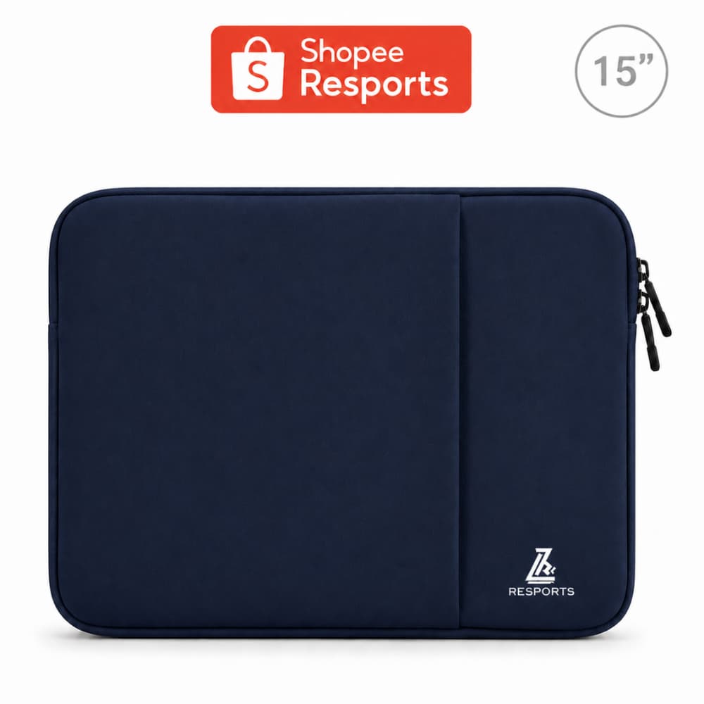 Capa Maleta de Notebook 11" 14" 15 " 17" Polegadas Resistente a Respingos Zíper De Metal Lisa Em Neoprene