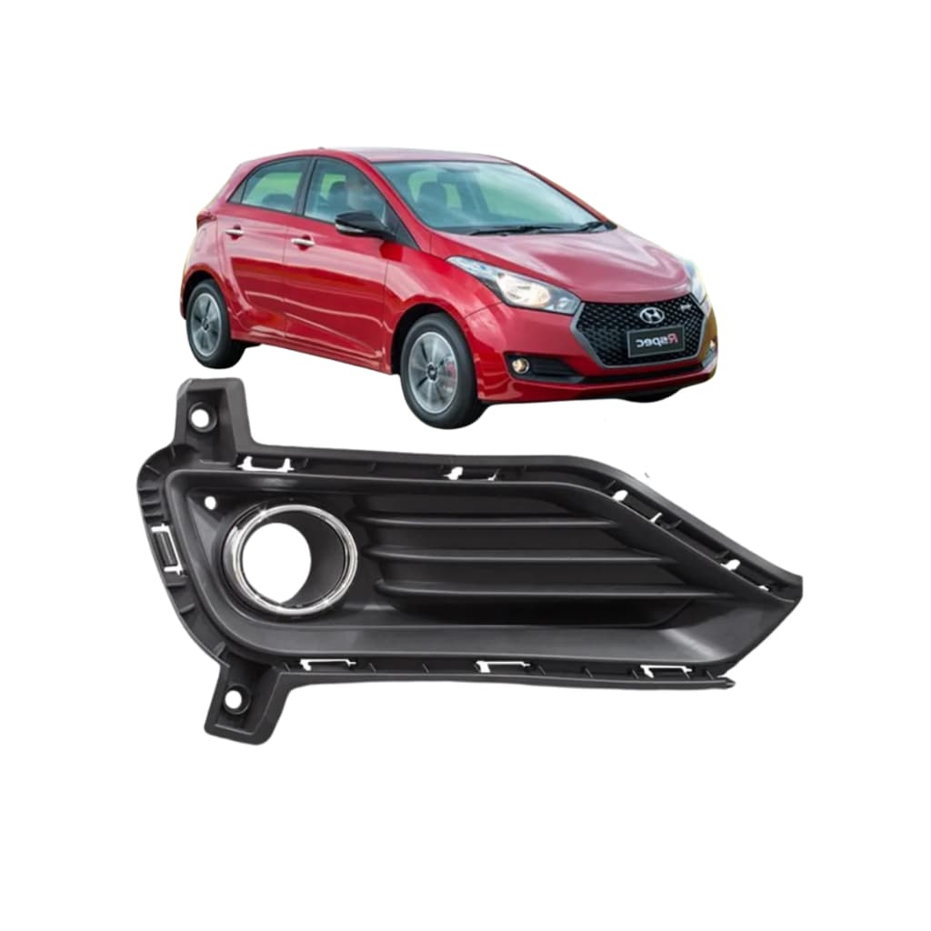 Moldura Aro Cromado Hb20 2016 2019 Shocklight LADO direito