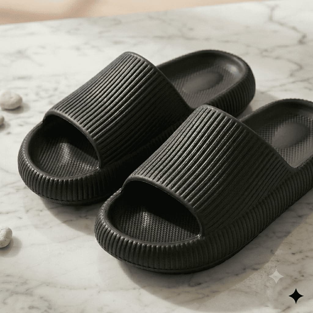 Chinelo Slide Preto Masculino Chinelo TIPO Nuvem