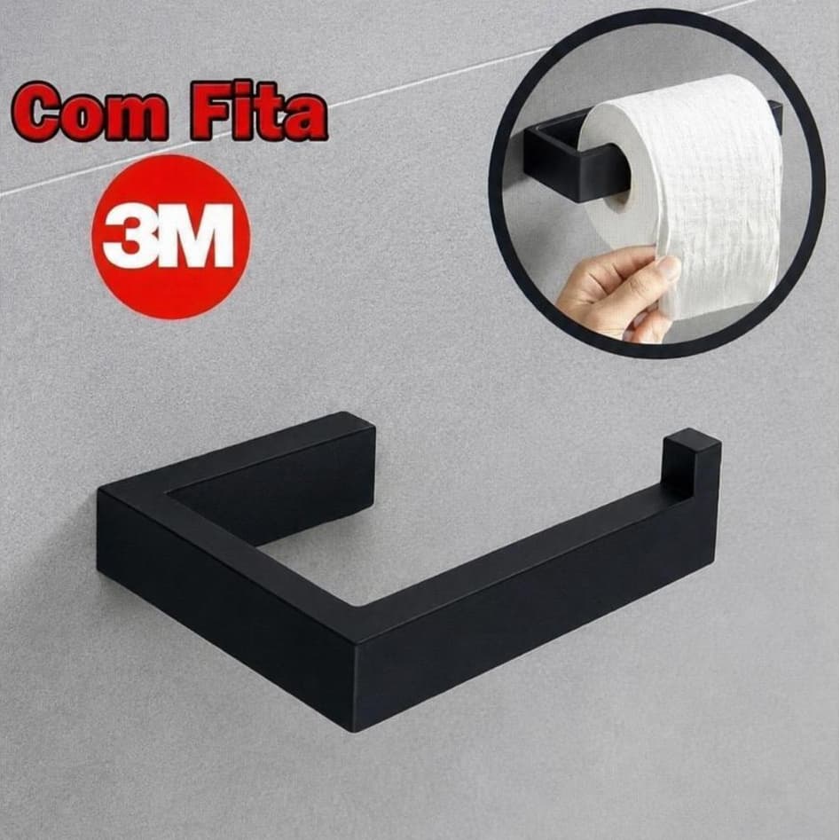 Suporte de Papel Higienico Acessórios para Banheiro Cola 3M