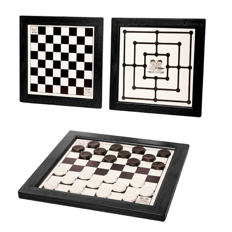 Jogo De Dama 2 Em 1 Jogo De Dama E Trilha
