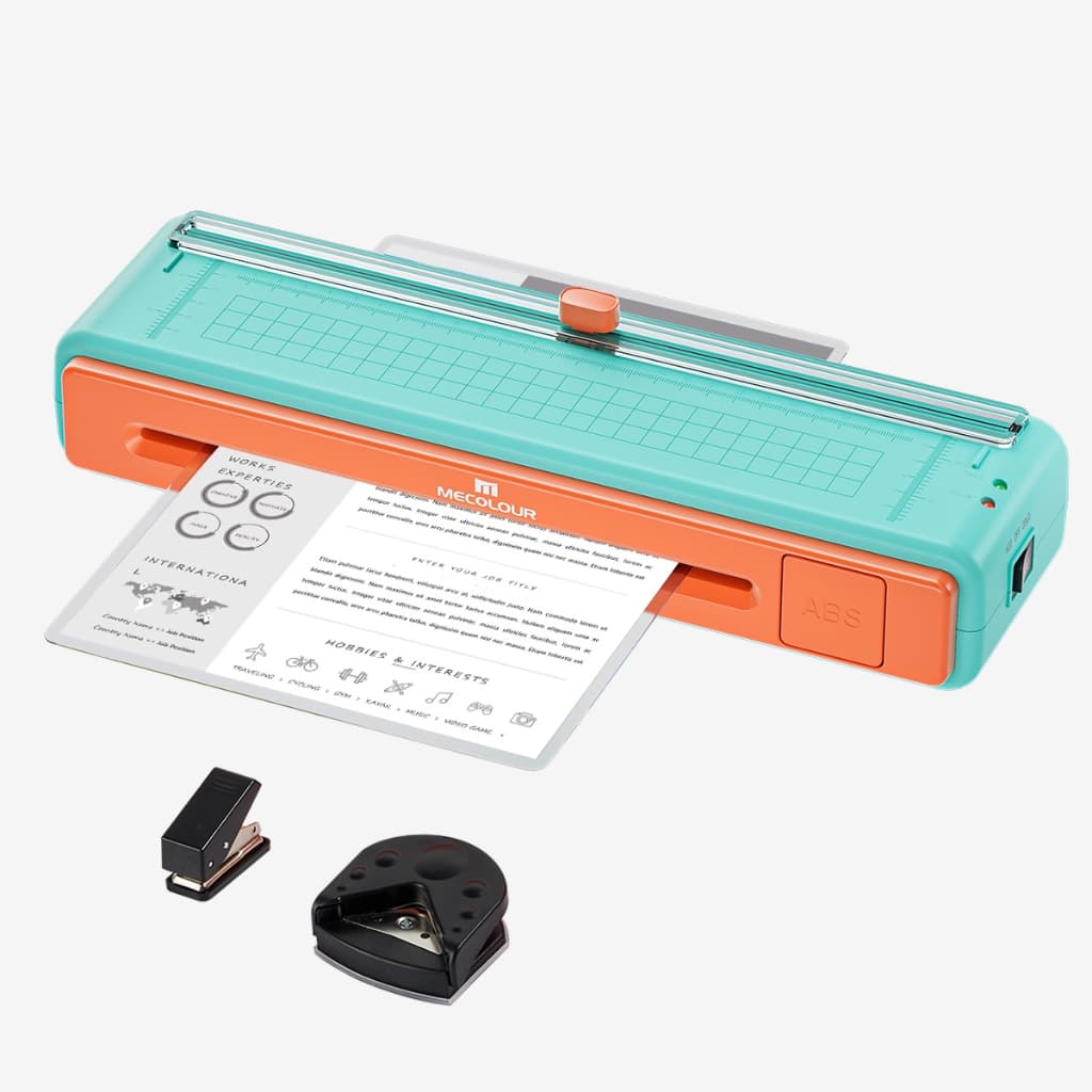 MECOLOUR Plastificadora Laminadora 4 em 1 A4/A5/A6 9 Polegadas 110/220V