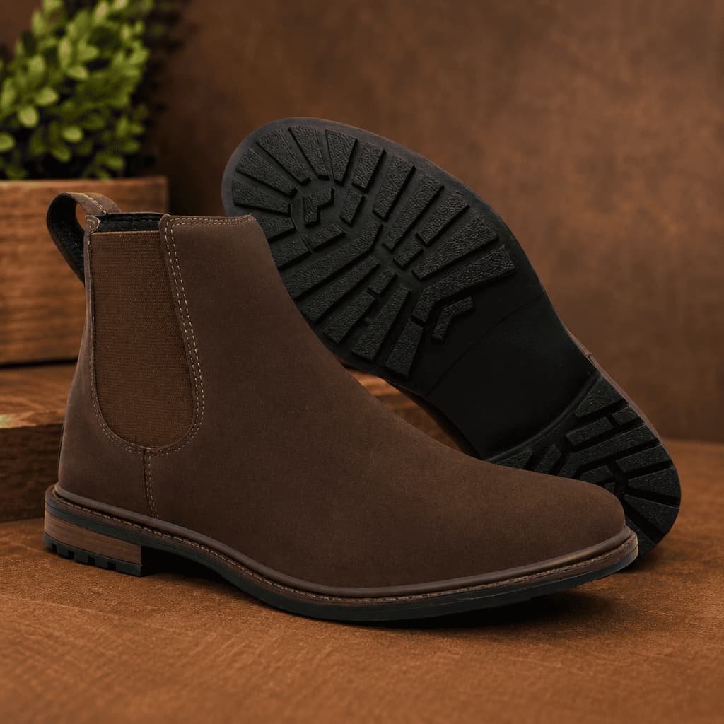 Botina Masculina Chelsea Rodeio Bota Country Estilo Cowboy Em Couro Confortável Promoção