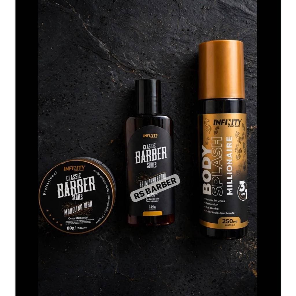 Kit Milionário Cosméticos Infinity Barber