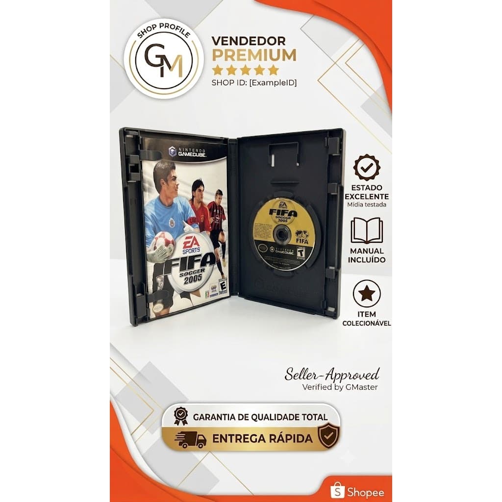 Fifa 2005 para Game cube Nintendo
