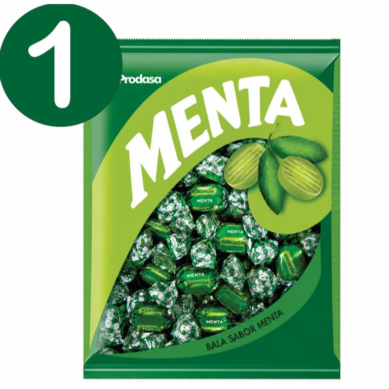 Bala Prodasa Sabor Menta Saco com 500g