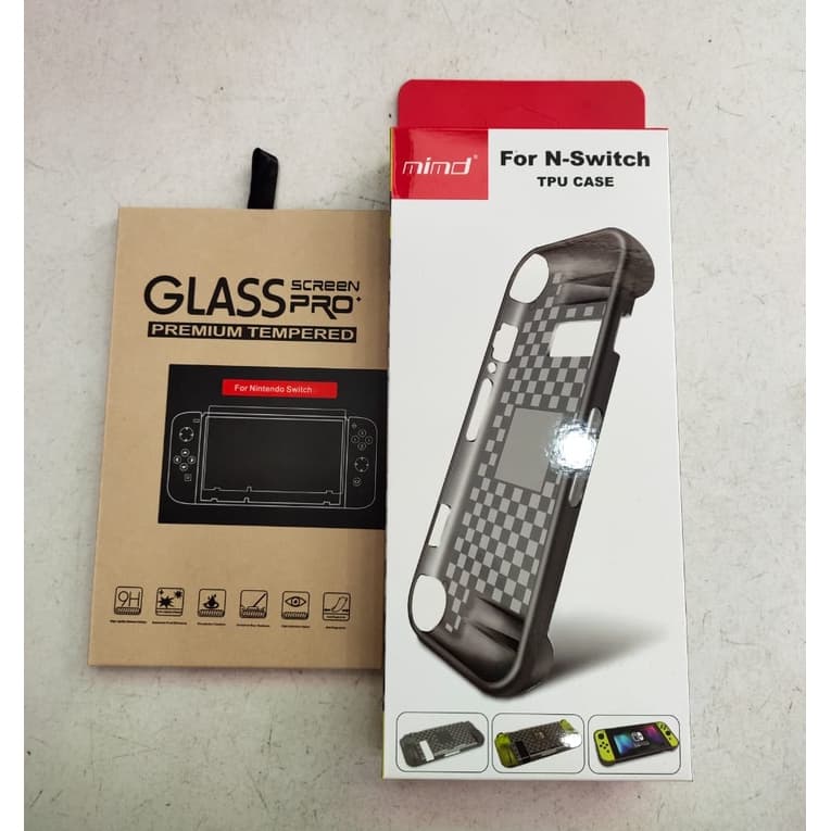 Capa de Silicone TPU e Película de Vidro para Nintendo Switch (Switch Normal, OLed ou Switch 2) – Proteção Completa
