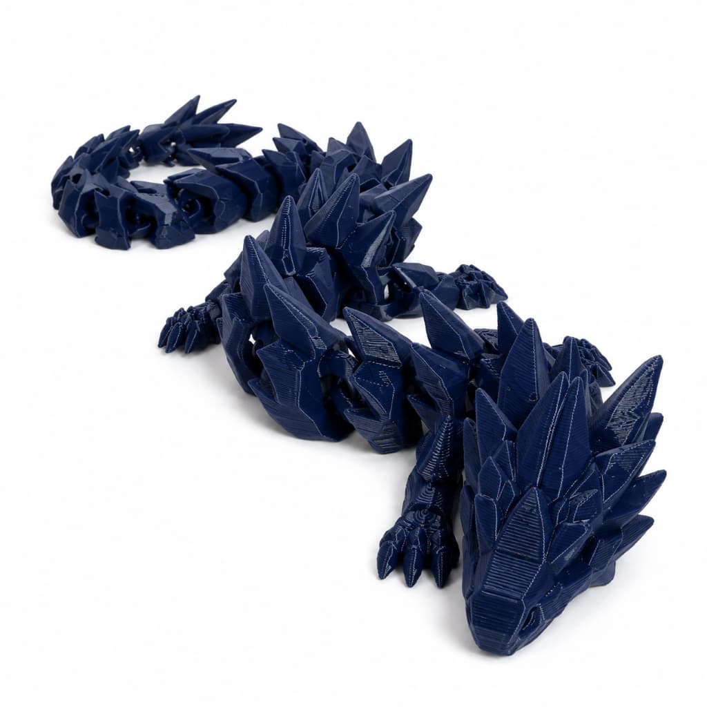 Dragão 3D Articulado – Impresso em 3D | Flexível | Presente Criativo