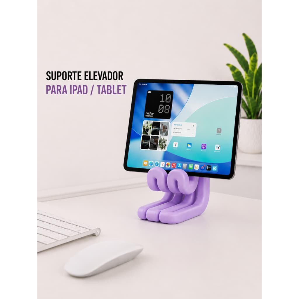 Suporte Apoio Elevado para iPad / Tablet