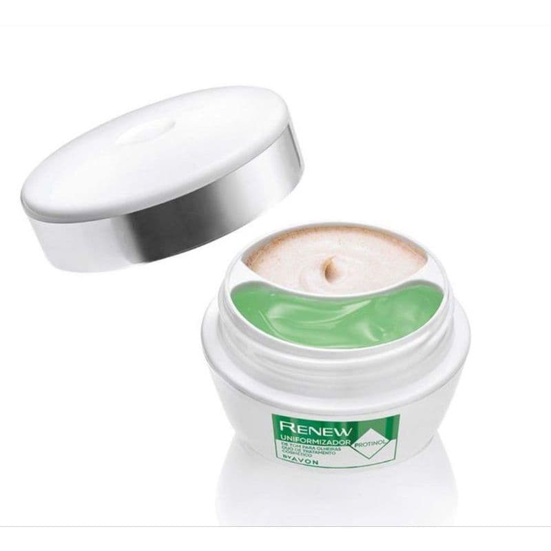 Clareador de Olheiras Duo de Tratamento Cosmético para os Olhos Renew Avon -10g