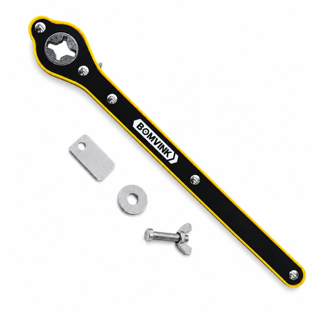 Chave Catraca Macaco Sanfona Automotivo Bomvink Portátil Universal com Adaptador - Promoção !