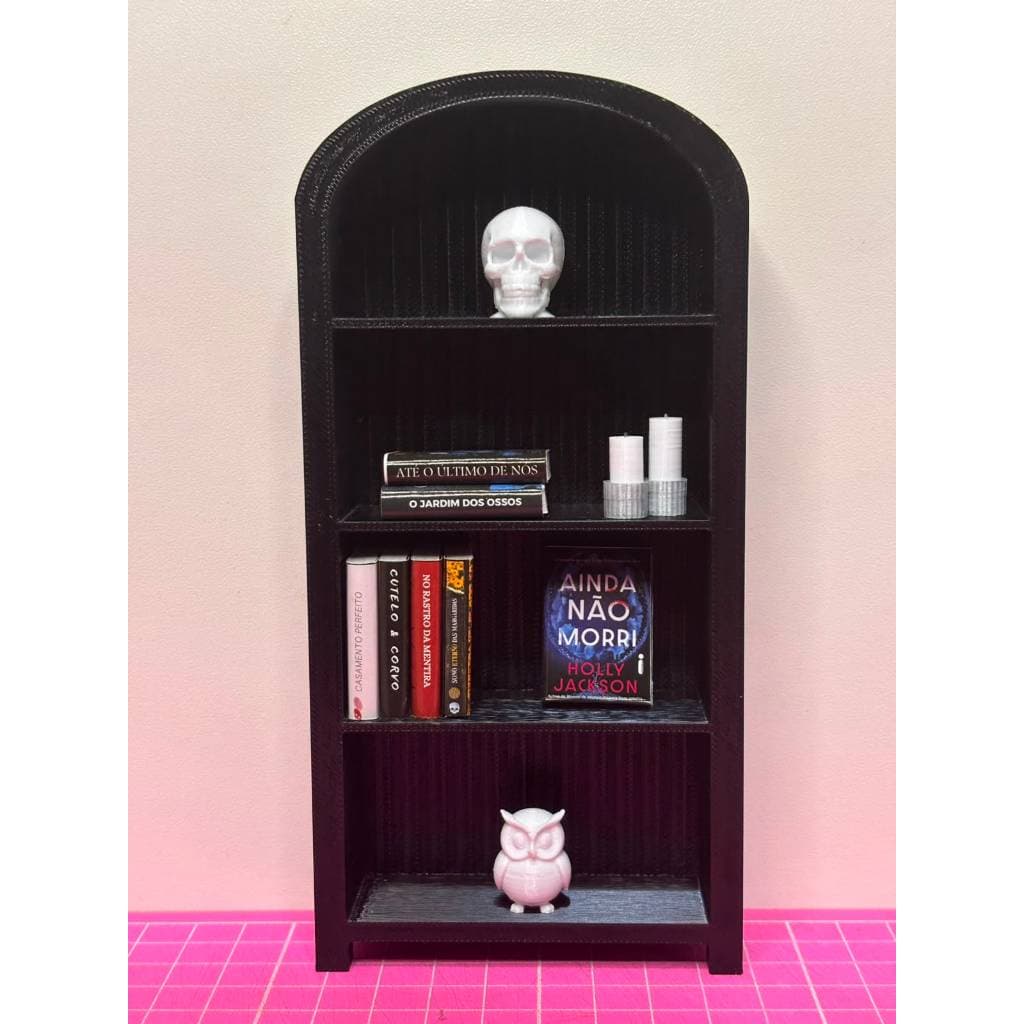 Decoração para mini estantes Enfeites mini estante de mini livros