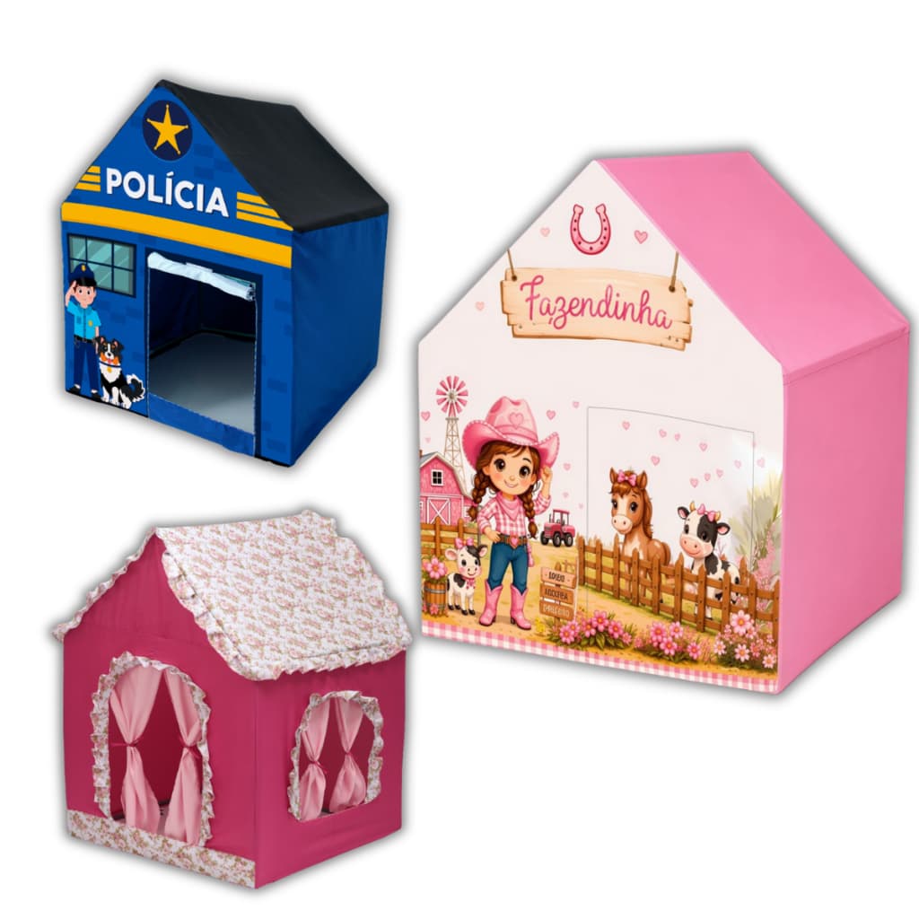 Barraca Cabana Infantil Brinquedo Diversão Presente Crianças Aniversário