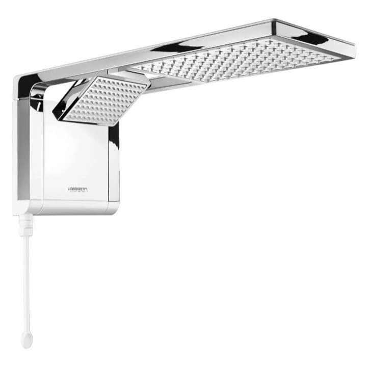 Chuveiro Lorenzetti Acqua Duo Ultra Eletrônico Branco/Cromado Original 127V 5500W | 220V 6800W ou 7800W