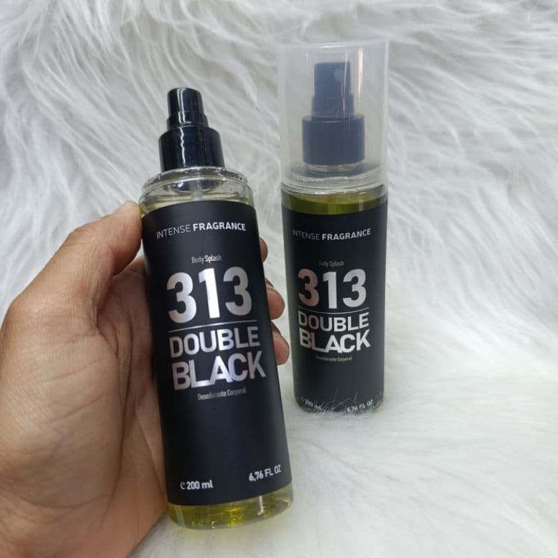Body Splash Masculino 313 Double Black Intense Fragrance 200ml