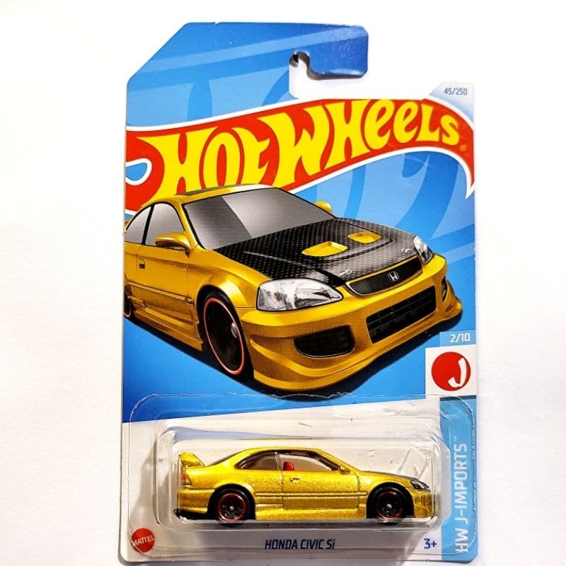 Hot Wheels - Mattel - Carrinho Honda, Civic, City, S2000, CR-X, Prelude