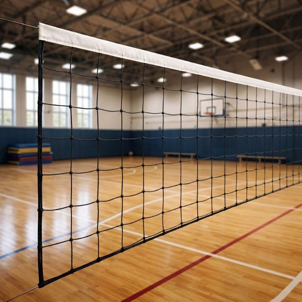 Rede de Volei 9,5m 1 Lona Fio 1 Seda Sports Mania