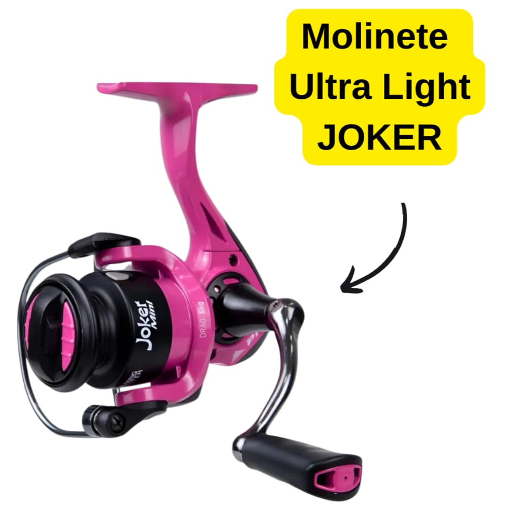 Molinete JOKER MINI PNC Drag 5kg Pesca Esportiva Pesqueiro