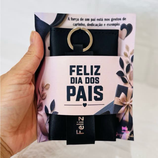 Porta Documentos + Chaveiro Personalizado - Dia dos Pais -  Ideal para presente/ Lembrancinha/ brinde corporativo