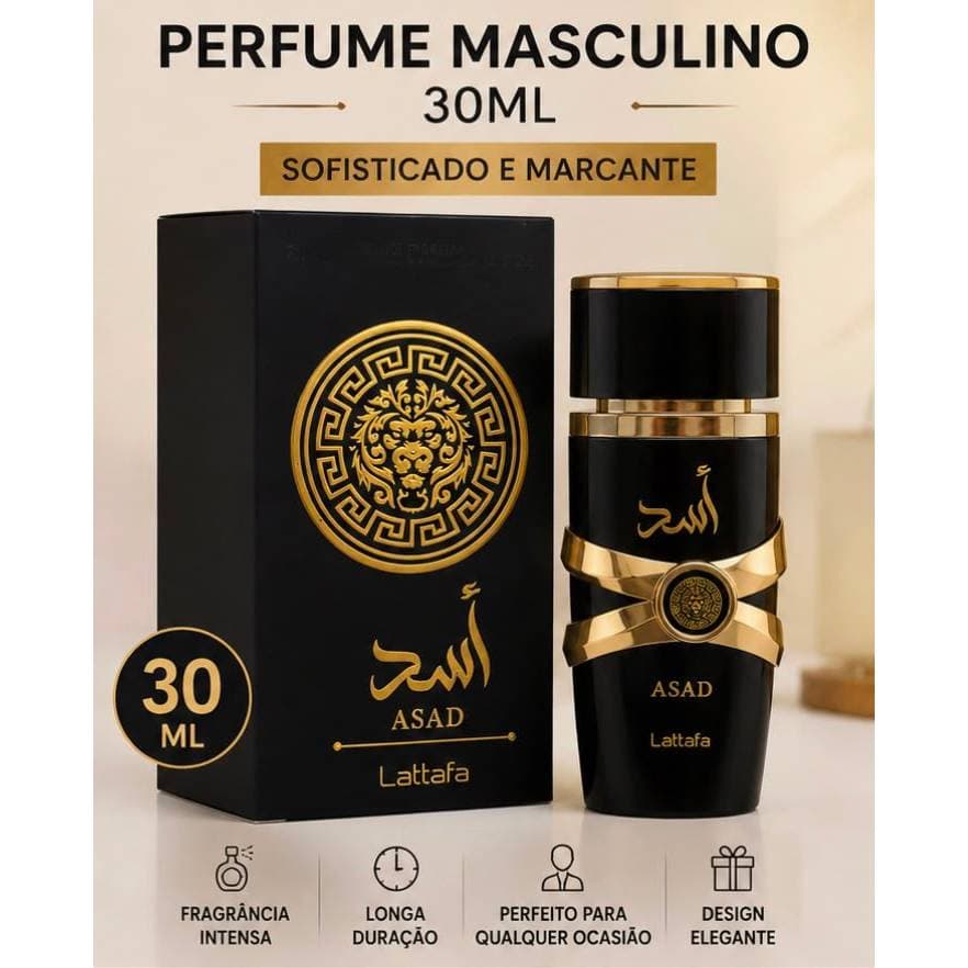 Perfume Masculino 30ml Eau de Parfum Fragrância Intensa Longa Duração Elegante