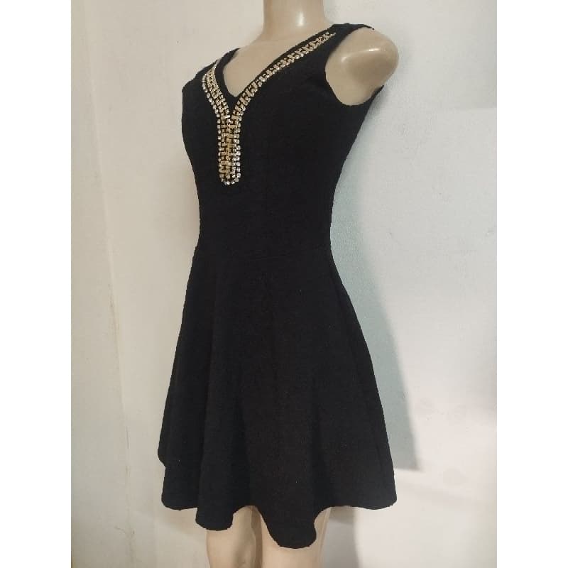 Vestido preto rendado, moda feminina, vestido festa, veste 38/40.