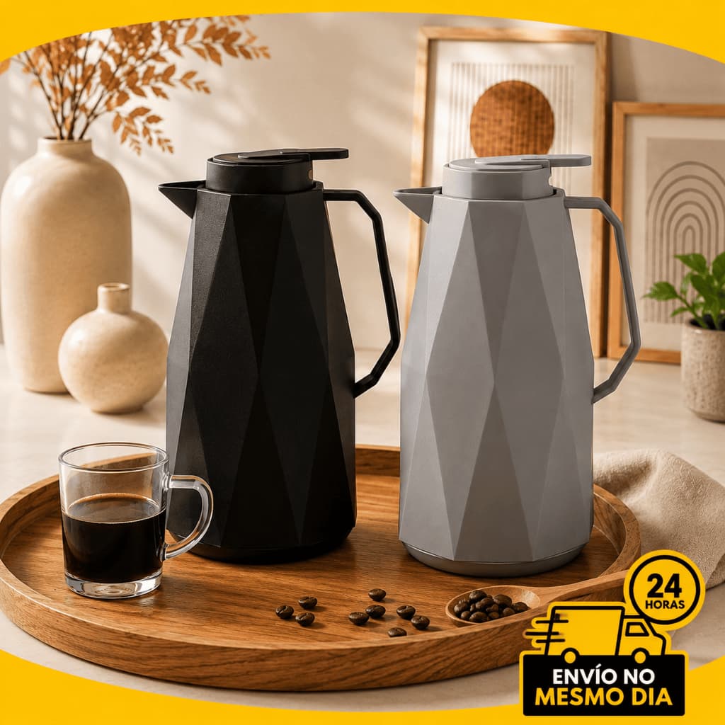Garrafa Térmica 1 Litro Prisma Café Chá Água Quente Fria Qualidade Envio Imediato