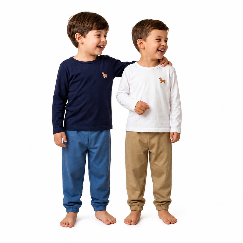 2 Camisas manga longa infantil menino ou menina Tamanhos 1 ao 8