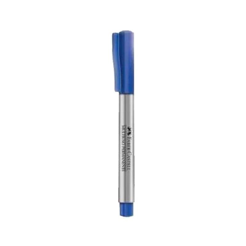 Caneta Marcador Multiuso Permanente Faber-Castell - Azul