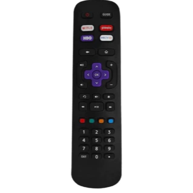 Controle Remoto Compatível Tv Semp Tcl Toshiba Roku Smart