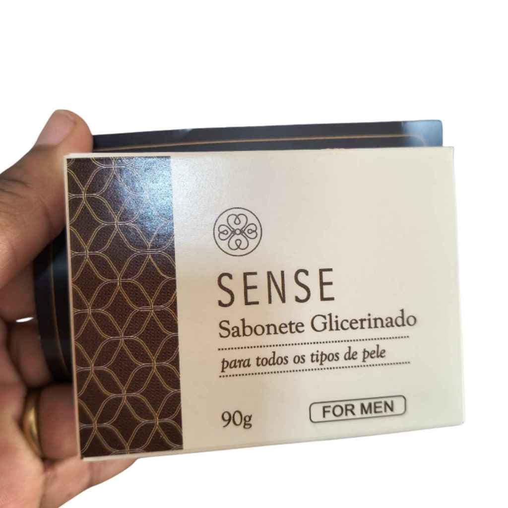 Sabonete Glicerinado Sense For Men 90g Flora Vie