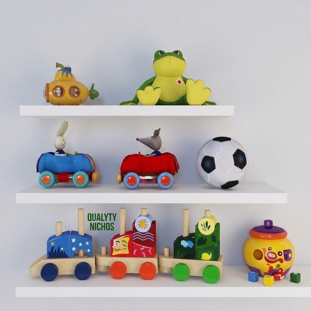 Kit De Prateleiras Para Decorar O Quarto Do Bebê