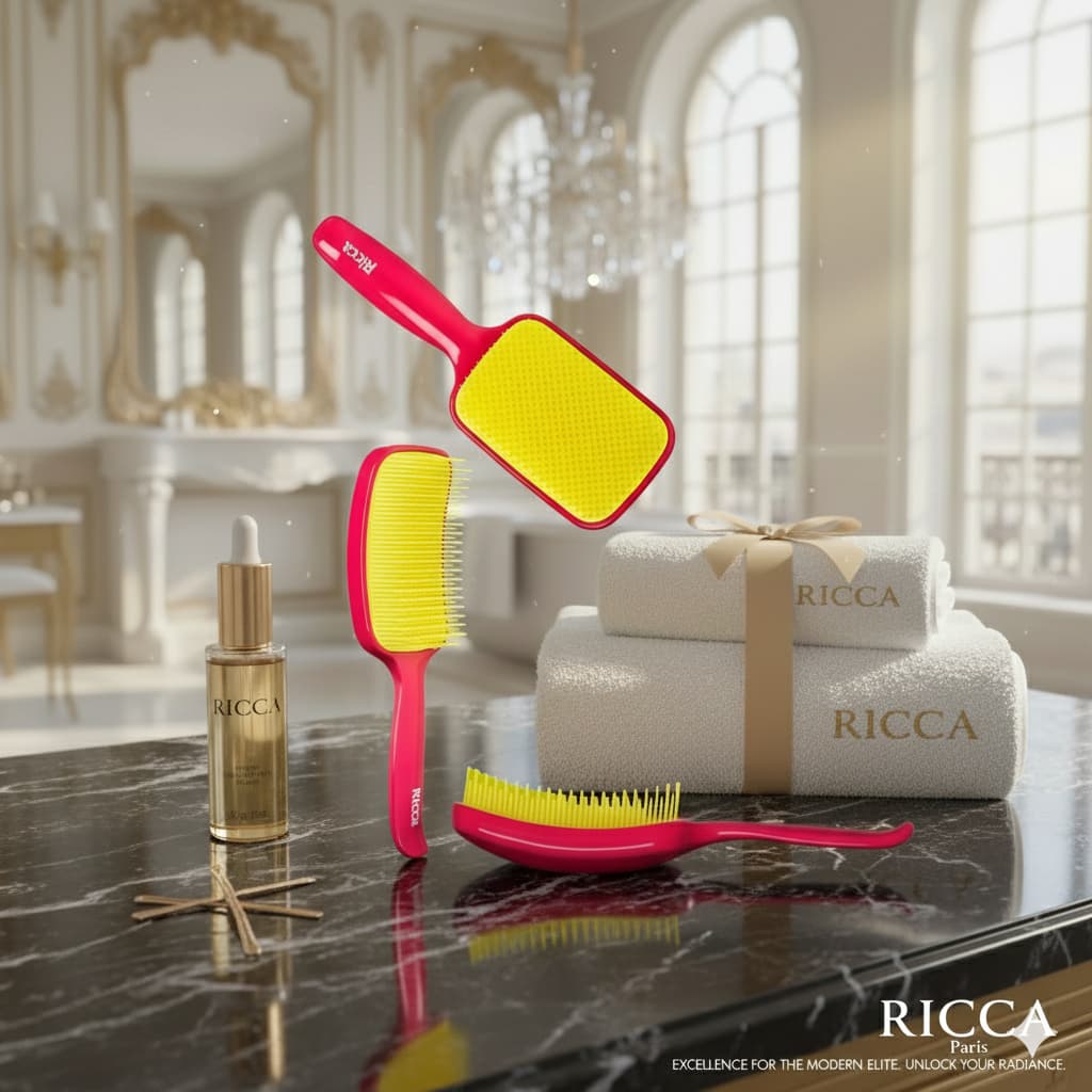 ESCOVA RICCA RAQUETE FLEX PINK