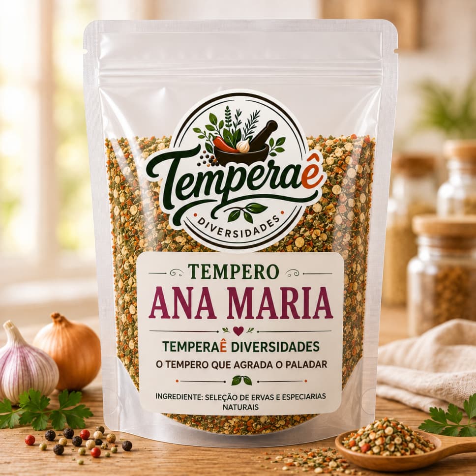 Ana Maria Tempero Natural Para Cozinha Especiarias Para Comida Sem Conservantes
