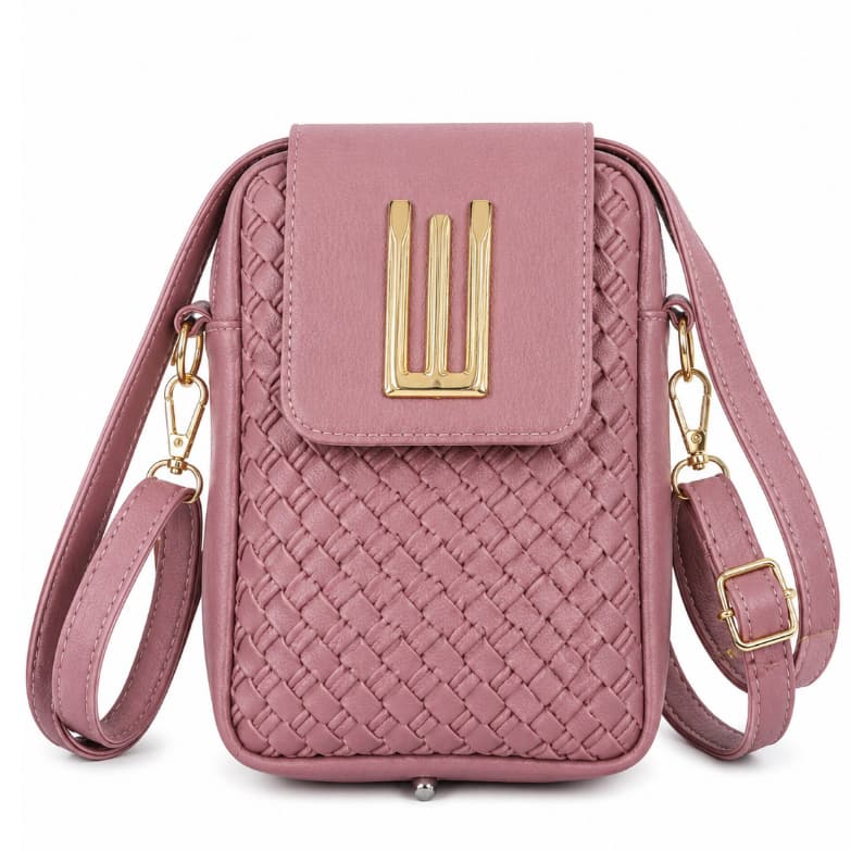 Bolsa Feminina Transversal Pequena Porta Celular Tiracolo Elegante para Passeio Festa Viagem e Dia a Dia Promoçao