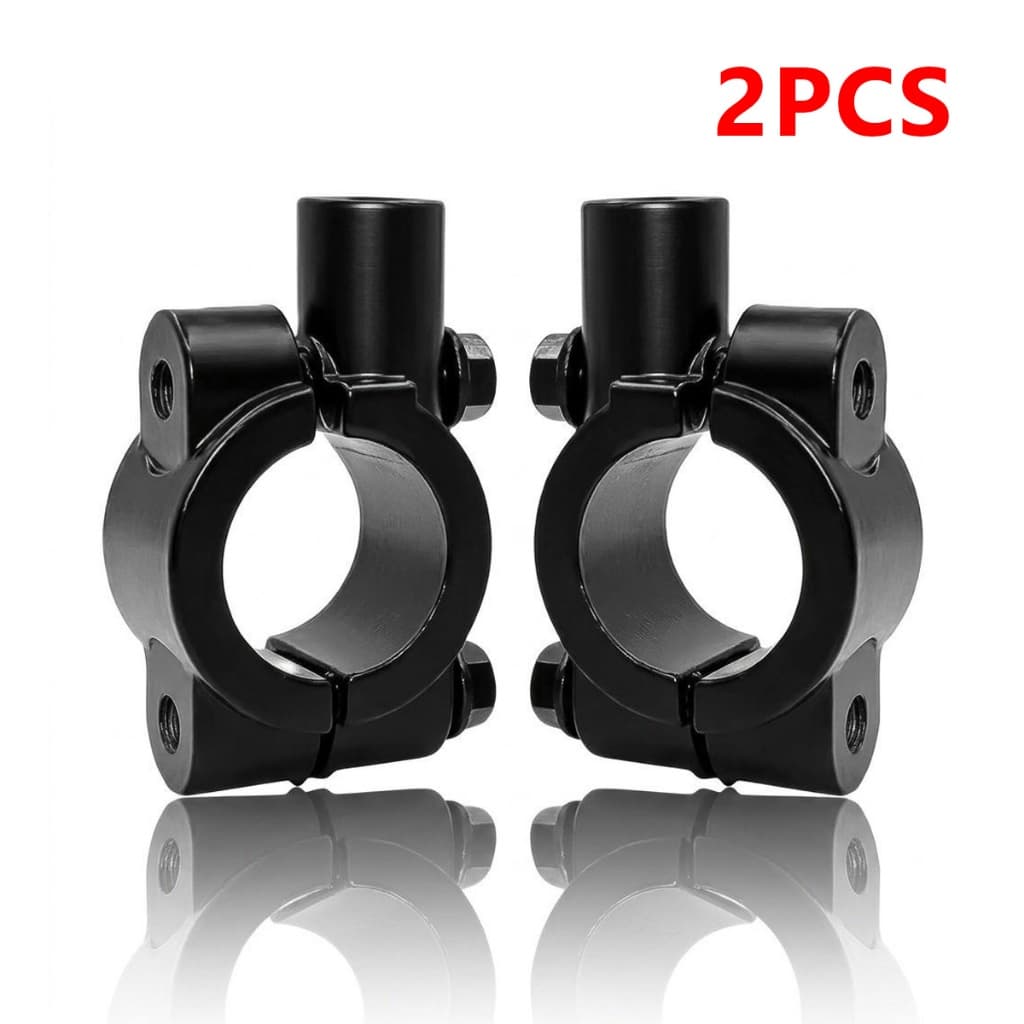 Kit 2 Adaptador Braçadeira de Suporte para Espelho para Guidão de Bike/Moto