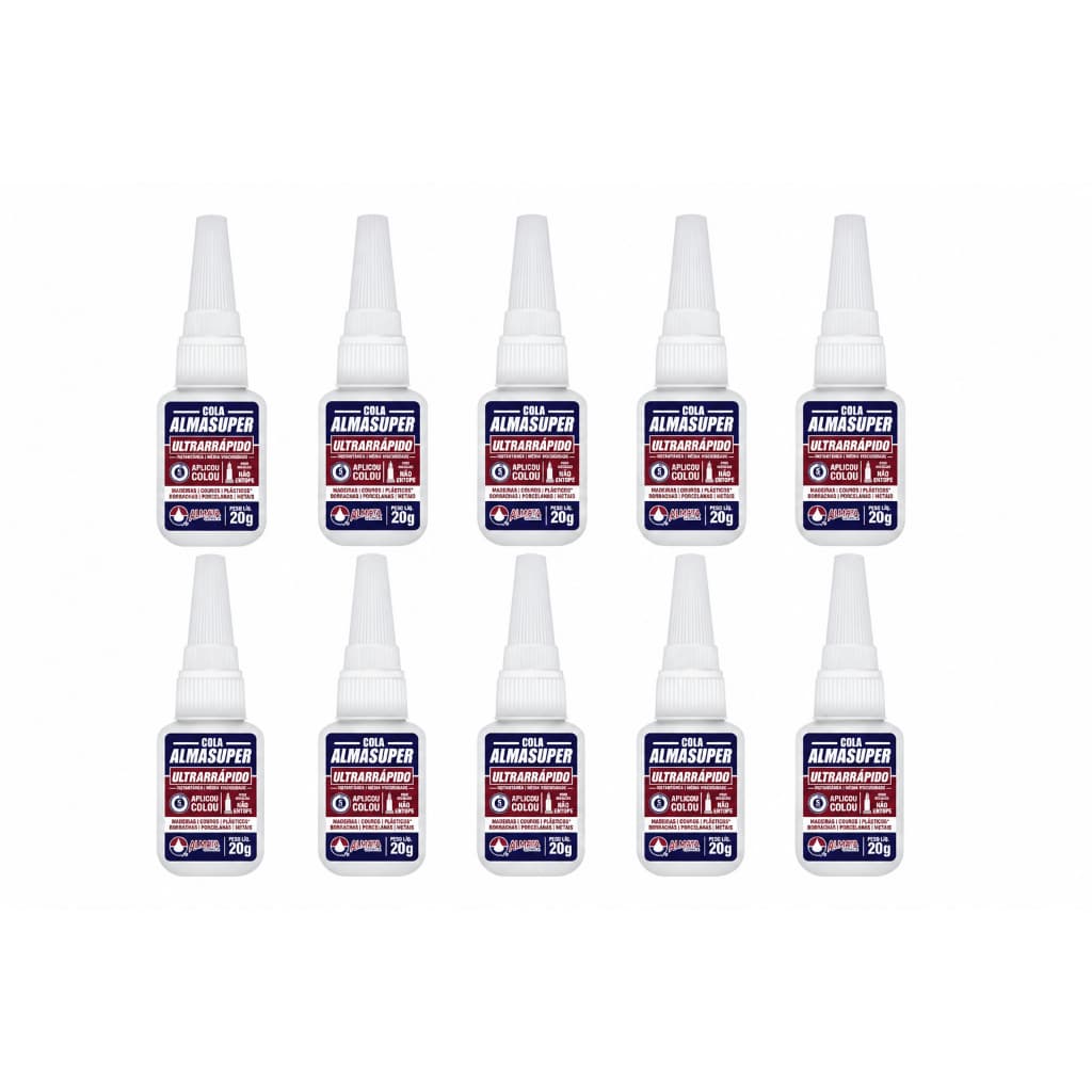 KIT 10 UNIDADES – COLA ALMASUPER PRECISÃO AEP401 20g