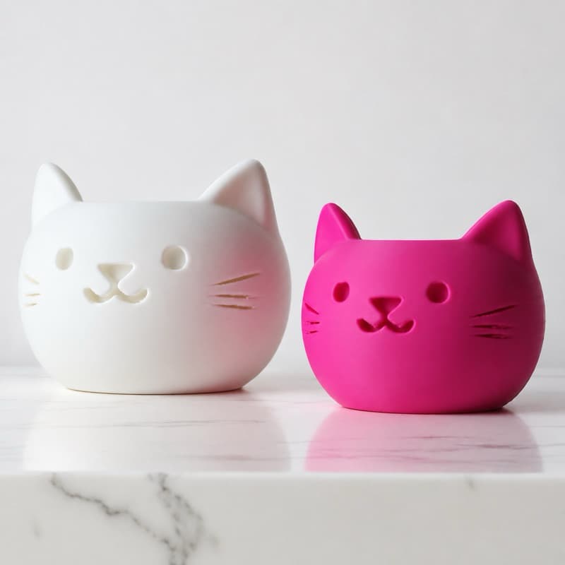 Kit Vasos de Gato para Suculentas – Decorativo