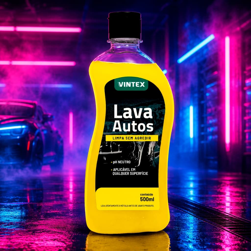 Shampoo Lava Autos Neutro Vonixx Carro Concentrado 500 mL