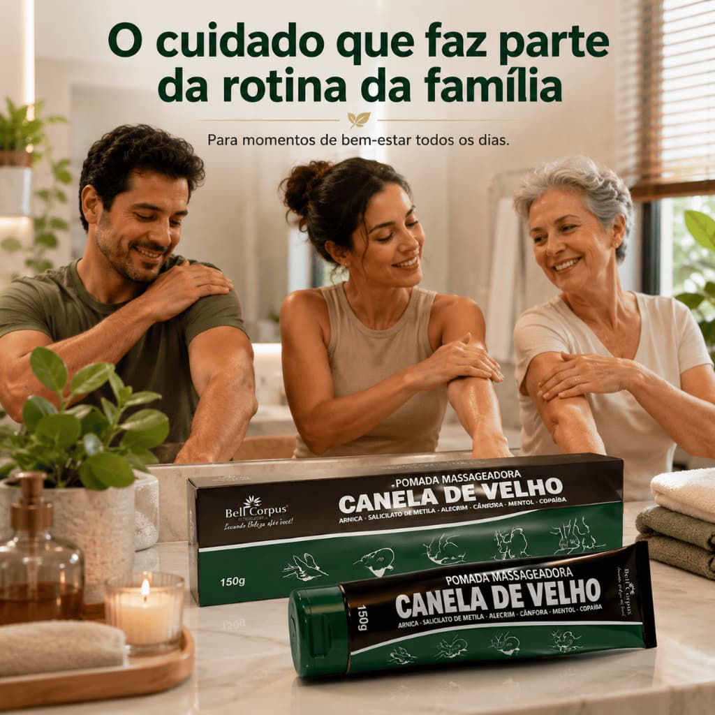 Pomada Canela de Velho 150g Para Massagem Corporal