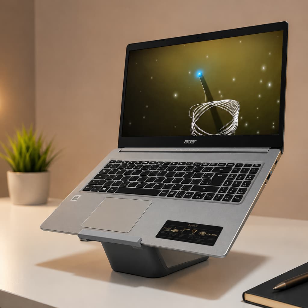 Suporte Para Notebook e Tablet | Base de Mesa Compacta para Laptop | Apoio para Home Office, Trabalho e Estudos