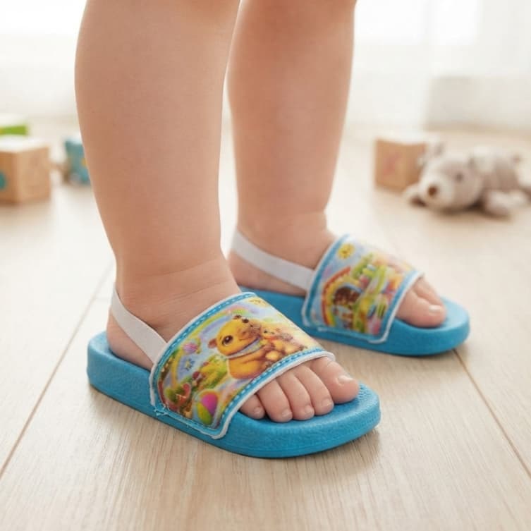 Sandália Infantil Estampada Confortável - O Calçado Perfeito para o Dia a Dia dos Pequenos 16 AO 25