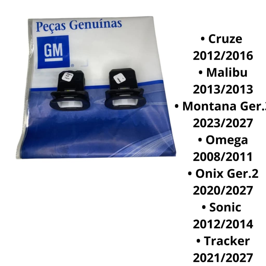 Kit 2 Travas Bucha Banco Traseiro Cruze Onix Tracker Sonic Original GM 24437789