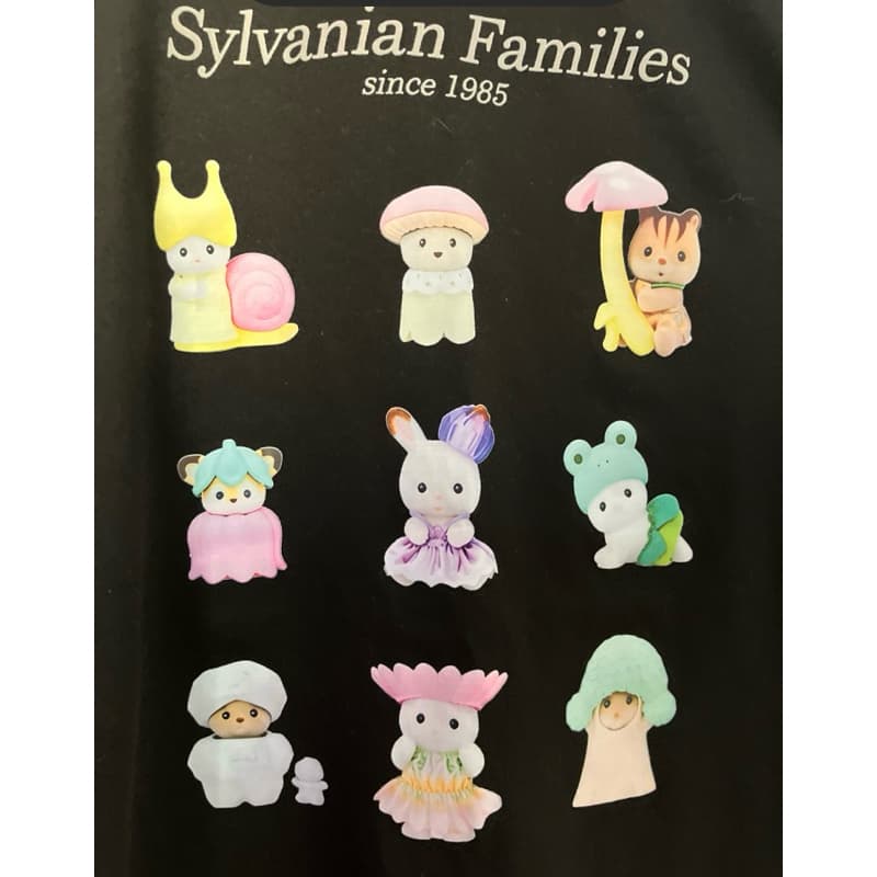Camiseta Sylvanian Families Importada