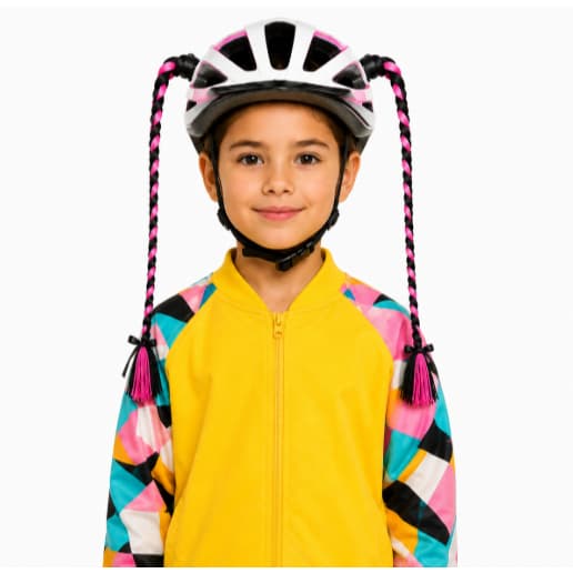 Trança de Capacete Para Bicicleta Moto Infantil e Adulto