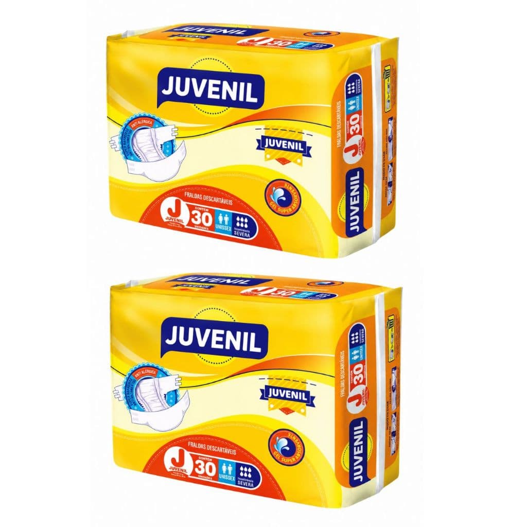 Fralda Juvenil | Descart Fral - Kit Com 2 Pacotes.